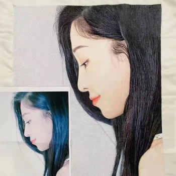 Prispôsobenie maľby výšiviek pre portréty postáv